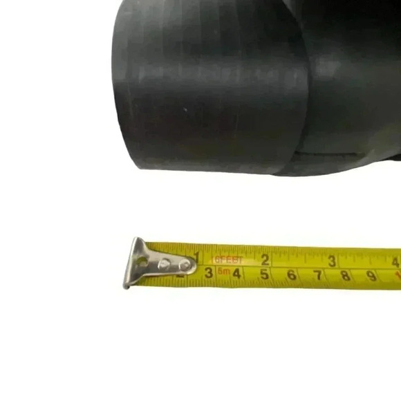 Ecco Knee High Tall Riding Boots Size 4 Block Heels Leather Buckle Side Zip - Picture 8 of 12